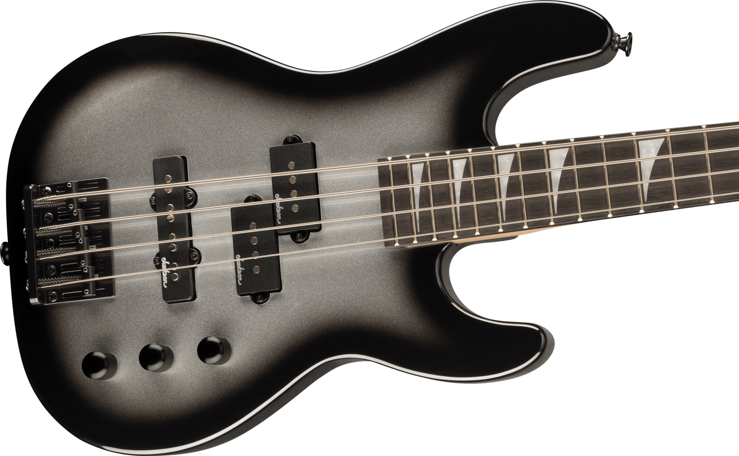 Limited Edition JS Series Concert™ Bass Minion JS1X, Amaranth Fingerboard, Silverburst