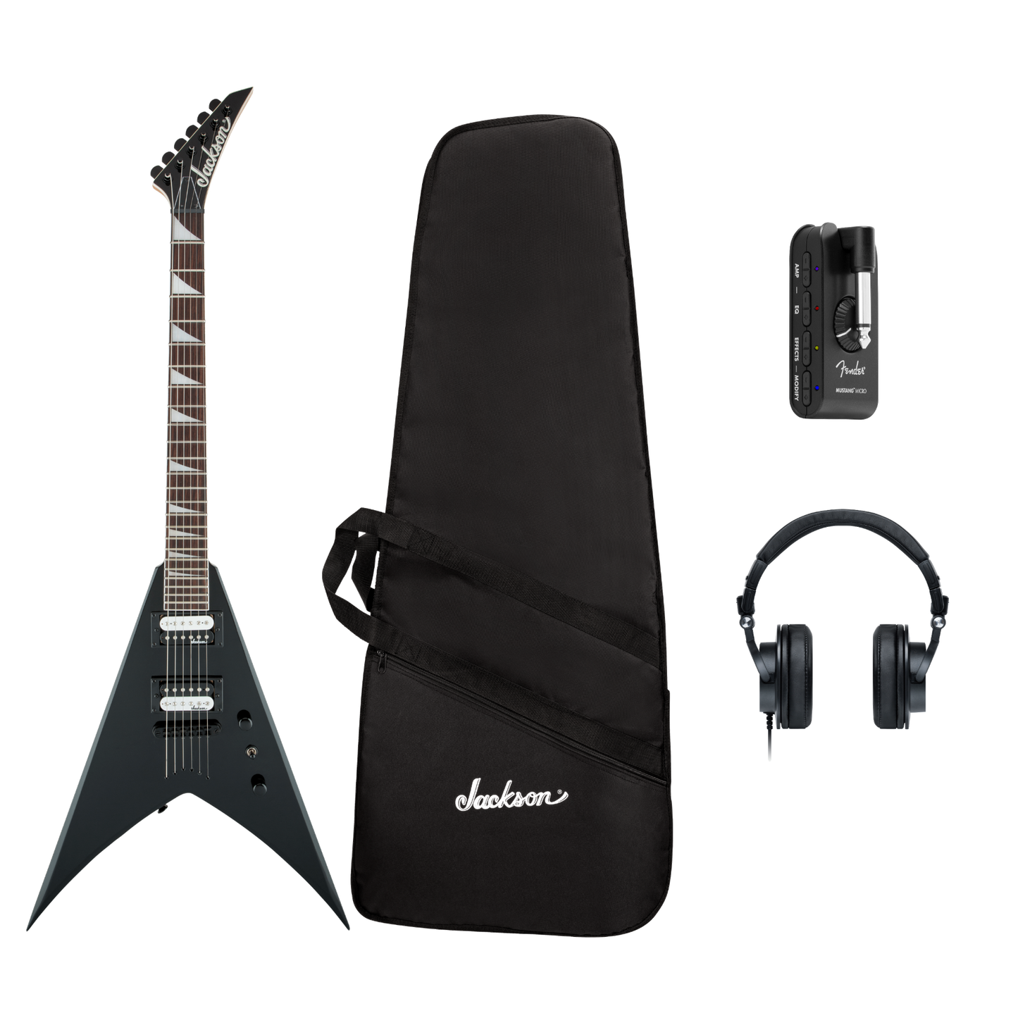 JS King V Bundle With Fender Mustang Micro Bundle